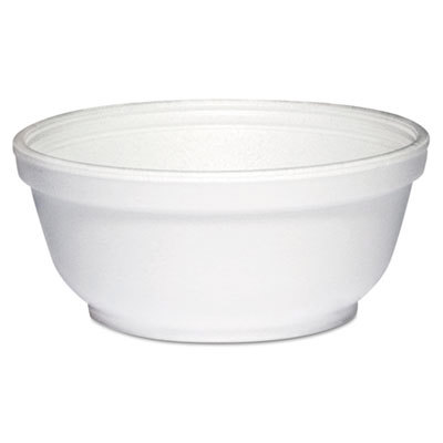 Bowls: Foam, White